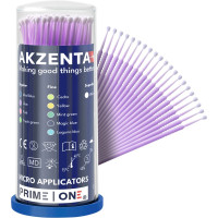 PRIME ONE Mikro-Applikatoren - Box 4 x 100 Stück regular, lila - MICAP25-AKZ-LI-REG