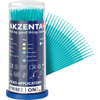 PRIME ONE Mikro-Applikatoren - Box 4 x 100 Stück fein, laguna blau - MICAP25-AKZ-LU-FNE
