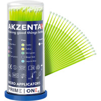 PRIME ONE Mikro-Applikatoren - Box 4 x 100 Stück regular, fresh grün - MICAP25-AKZ-fg-REG