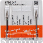 Diamanten 879, gyémántcsiszoló, zöld, ISO 047, HP, 2 darab