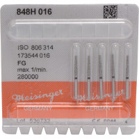 Diamanten 848 Packung 5 Diamanten, fekete ISO 016, FG