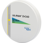 IPS e.max® ZirCAD MT Multi - Stück Multi Ø 98,5 mm H 16 mm, C3 MT - 696431