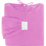 OP-Kittel Standard - Packung 50 Stück rosa, unsteril, 110 cm - 270432