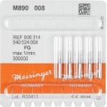 Mikro-Diamant M890, gyémántcsiszoló, kék, ISO 008, FG, 5 darab