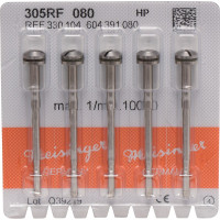 Mandrell (305) (ISO 80), Kézidarab (HP, Ø 2,35 mm, ISO 104) ISO 80, Nemesacél, 5 darab