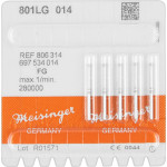Diamanten 801L, gyémántcsiszoló, zöld, ISO 014, FG, 5 darab