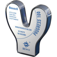 Bausch PROGRESS 100® - Plastik-Spender 50 Bogen kék, Hufeisenform, BK 53 - BK 53 Bausch PROGRESS 100® - Plastik-Spender 50 Bogen kék, Hufeisenform, BK 53 - BK 53