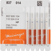 Diamanten 837, gyémántcsiszoló, kék, ISO 014, HP, 5 darab