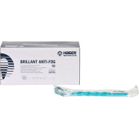 BRILLANT Anti-Fog - Packung 50 Mundspiegel blau-transparent