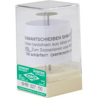 Gyémántkorong (Szintergyémánt) (941) (ISO 130) Medium, Kézidarab (HP, Ø 2,35 mm, ISO 104) ISO 130 ISO-Forma 340, forgó, Szintergyémánt, 0,3 mm, 1 darab