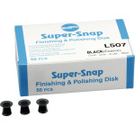 Super-Snap® - utántöltő csomag 50 Scheiben, fekete, Körnung grob, mini - L507