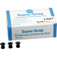 Super-Snap® - utántöltő csomag 50 Scheiben, fekete, Körnung grob, mini - L507