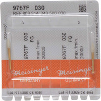Diamantpolierer 9767, gyémánt-kompozit-polírozó, rózsaszín ISO 030, FG, 2 darab