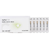 HyFlex® CM, NiTi, reszelő utántöltések, 25 mm, Taper.04 ISO 020, 6 darab