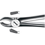 Zahnzangen, 1 darab, OK für Molaren links