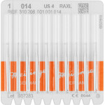 Stahlbohrer 1, acél-fúró, ISO 014, RAXL, 10 darab