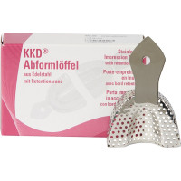 KKD® Abformlöffel Kieferorthopädie - 1 db, felső-17, S, perforált - 280