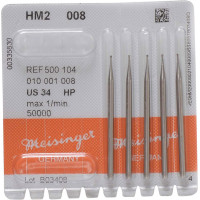 HM-Bohrer 2, fúró, ISO 008, HP, 5 darab