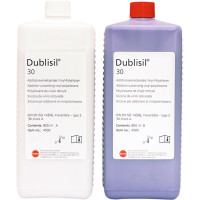 Dublisil (30) (A+B), Dublírszilikon, Üvegek, Végkeménység Shore A 30, addíciós térhálósító, A-szilikon (VPS), 2x1 darab
