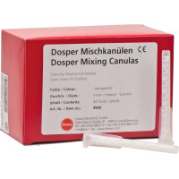 Dreve Mischkanülen transparent - 40 darabos csomag, átlátszó - D4960