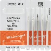 Fúró (ISO 12), Kézidarab (HP, Ø 2,35 mm, ISO 104, 44,5 mm) ISO 12 forgó, Keményfém, 5 darab