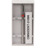 Omni (139), Labor frézer (Keresztfogazás), Kézidarab (HP, Ø 2,35 mm, ISO 104, 44,5 mm) ISO 23 finom, Keresztfogazás, Keményfém, 1 darab