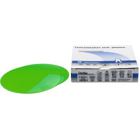 Erkoflex-color Packung 5 darab, Ø 120 mm, Stärke 2 mm, grellgrün Erkoflex-color Packung 5 darab, Ø 120 mm, Stärke 2 mm, grellgrün