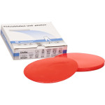Erkoflex-color Packung 5 darab, Ø 120 mm, Stärke 2 mm, sattrot Erkoflex-color Packung 5 darab, Ø 120 mm, Stärke 2 mm, sattrot