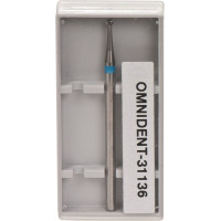 Omni (71), Labor frézer (Keresztfogazás), Kézidarab (HP, Ø 2,35 mm, ISO 104, 44,5 mm) ISO 14 közepes, Keresztfogazás, Keményfém, 1,2 mm, 1 darab