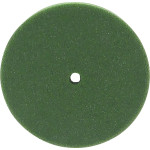 Omni (Omnipol), Polírozó (Fém), szereletlen ISO 220 Korong, világoszöld, 3 mm, 100 darab