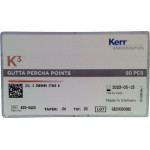 K3XF guttapercha-csúcs, Taper.06, ISO 040, 50 darab