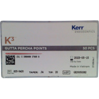 K3XF guttapercha-csúcs, Taper.06, ISO 035, 50 darab