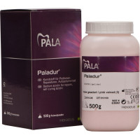 Paladur, Fogsor-műanyag, rózsaszín, erezett, 500 g, 1 darab