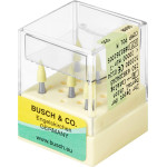 2-stufiges Poliersystem f. Komposit - Packung 6 Stück gelb mittel, RA, ISO 070 - 046153