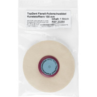 TOPDENT Flanellpolierschwabbel - darab mag: Ø 40 mm, külső Ø 100 mm