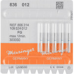Diamanten 836, gyémántcsiszoló, kék, ISO 012, FG, 5 darab