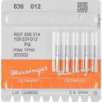 Diamanten 836, gyémántcsiszoló, kék, ISO 012, FG, 5 darab