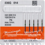 Diamanten 836, gyémántcsiszoló, zöld, ISO 014, FG, 5 darab