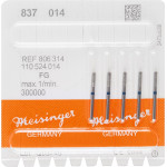 Diamanten 837 Packung 5 Diamanten kék, ISO 014, FG