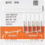Diamanten 831, gyémántcsiszoló, sárga, ISO 016, FG, 5 darab