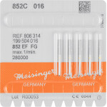 Diamanten 852, gyémántcsiszoló, sárga, ISO 016, FG, 5 darab