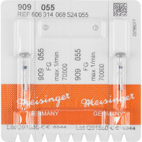 Diamanten 909, gyémántcsiszoló, kék, ISO 055, FG, 2 darab Diamanten 909, gyémántcsiszoló, kék, ISO 055, FG, 2 darab