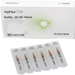 HyFlex® CM, NiTi, reszelő utántöltések, 19 mm, Taper.08 ISO 025, 6 darab