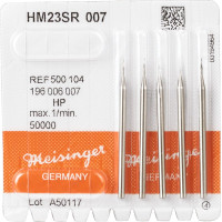 Fúró (23 R) (ISO 7), Kézidarab (HP, Ø 2,35 mm, ISO 104, 44,5 mm) ISO 7 kerek, ISO-Forma 196, Keményfém, 5 darab