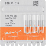 Diamanten 838L, gyémántcsiszoló, piros, ISO 012, FG, 5 darab