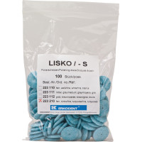 Lisko (S), Polírozókorongok, Kézidarab (HP, Ø 2,35 mm, ISO 104, 44,5 mm) Korong, finom, 12.000 f/p, 100 darab