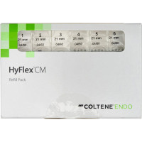 HyFlex® CM, NiTi, reszelő utántöltések, 21 mm, Taper.04 ISO 060, 6 darab