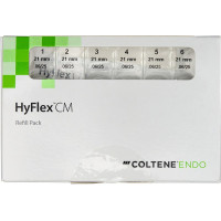 HyFlex® CM, NiTi, reszelő utántöltések, 21 mm, Taper.06 ISO 025, 6 darab