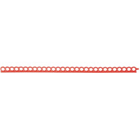 Lyukretenció, (125 x 7 mm), piros, 7 mm x 127 mm, 25 darab