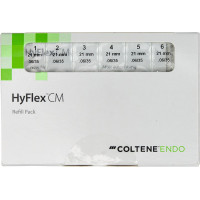 HyFlex® CM, NiTi, reszelő utántöltések, 21 mm, Taper.06 ISO 035, 6 darab